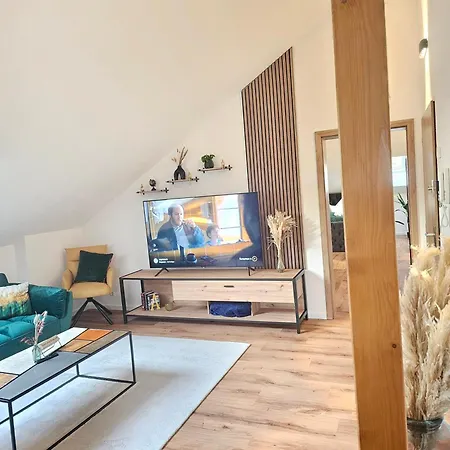 Apartment Design-penthouse I 90qm I Europapark 20 Min I Boxspring I Nespresso I Parking
